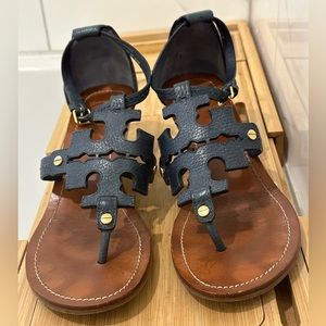 Tory Burch Elba sandal size 8 baby blue